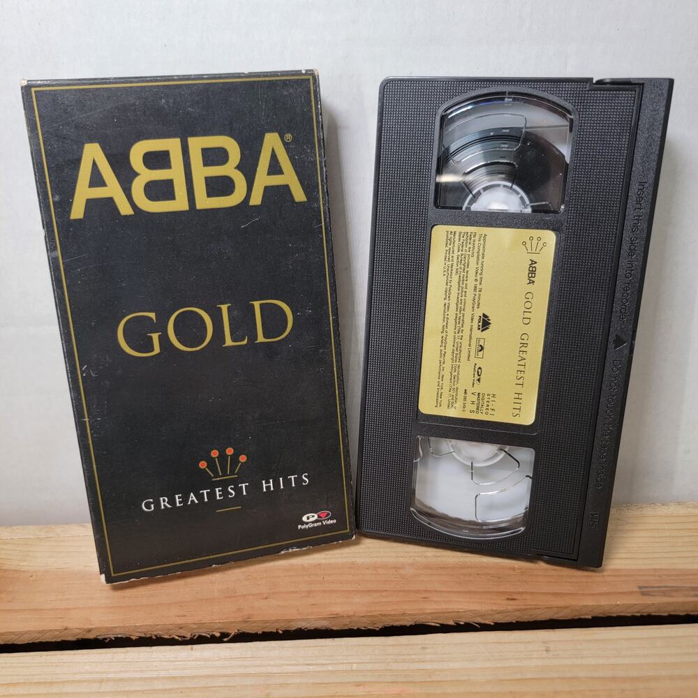VINTAGE VHS Abba: Gold - Greatest Hits 1993